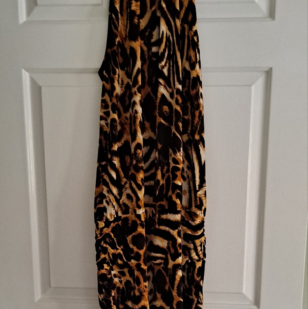 Womens animal print dress